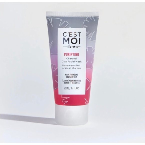C'est Moi Purifying Charcoal Clay Facial Mask Purfiying Hypoallergenic 1.7 Fl Oz - Picture 4 of 5